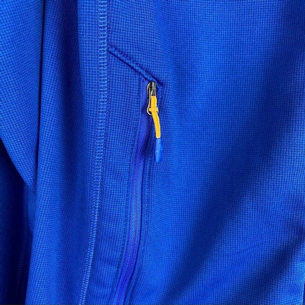MOUNTAIN Hardware Zip Up Fleece Royal Blue Outdoor Hiking, rugged men's Size M - Picture 5 of 13
